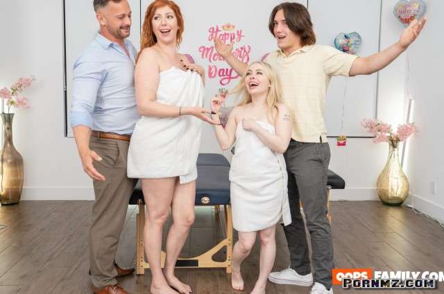 OopsFamily – Lauren Phillips Haley Spades Family Massage On Mothers Day