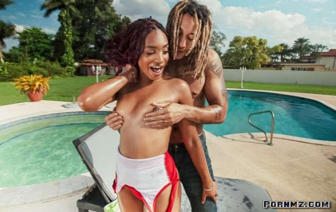 TeensLoveHugeCocks – Addis Fouche Sunbathing In Cock