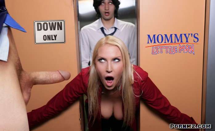 [MommysLittleMan] Vanessa Cage – Stuck And Double Teamed In The Elevator