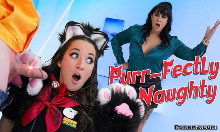 [AskYourMother] Misty Meaner Freya von Doom – Stop It Angry Stepmom Fucks Neko Girl And Horny Stepson