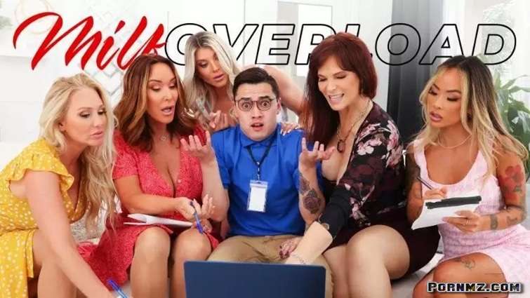 Syren De Mer Alexis Malone Linda Lan Rachel Steele Taylor Wild – Tech Help Overload (AdultTime)